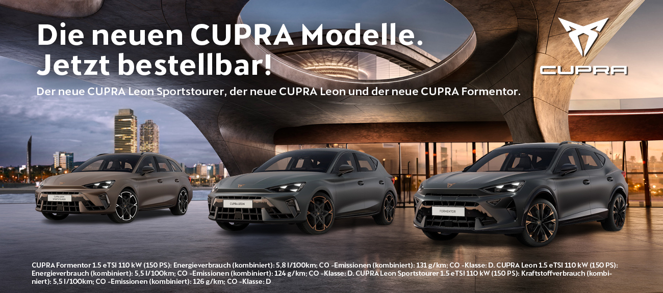 Neue Cupra Modelle
