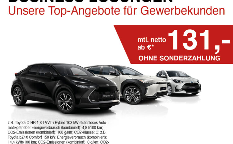  Toyota EasyDeals Gewerbeangebote